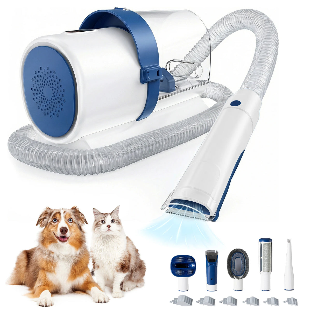 JHK Professional Pet Grooming Vacuum Kit With Quiet Clippers