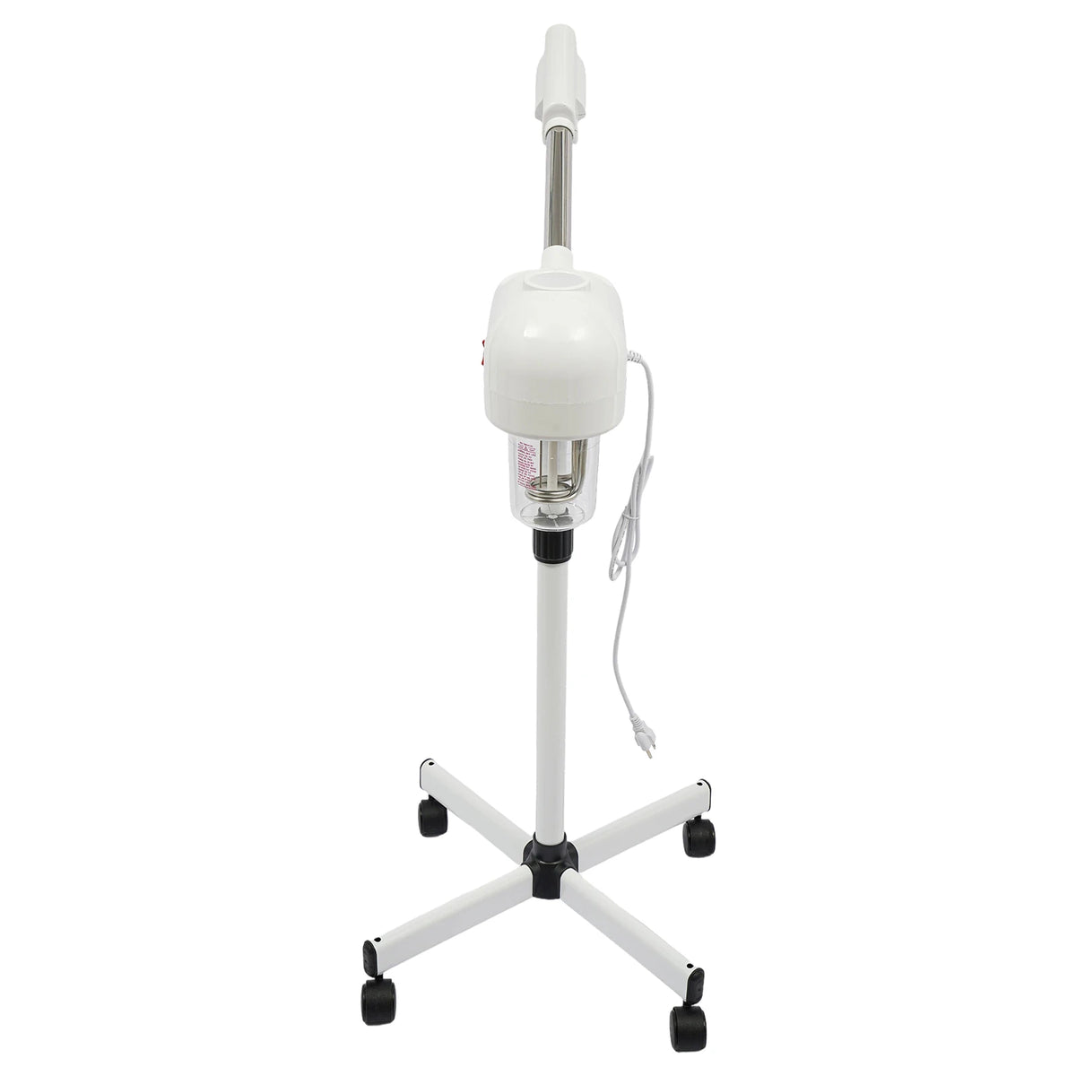 360 °   Rotating Facial Steamer – Ozone Ionic Warm Mist – Adjustable Height 44-52" – 0.2Gal Tank – Home Spa – 110V Us Plug – White