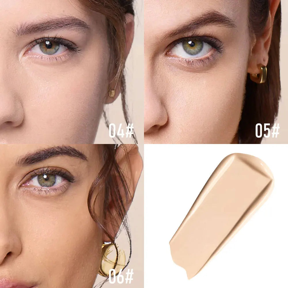 Waterproof Hydrating Liquid Foundation With SPF 50 For Smooth Coverage