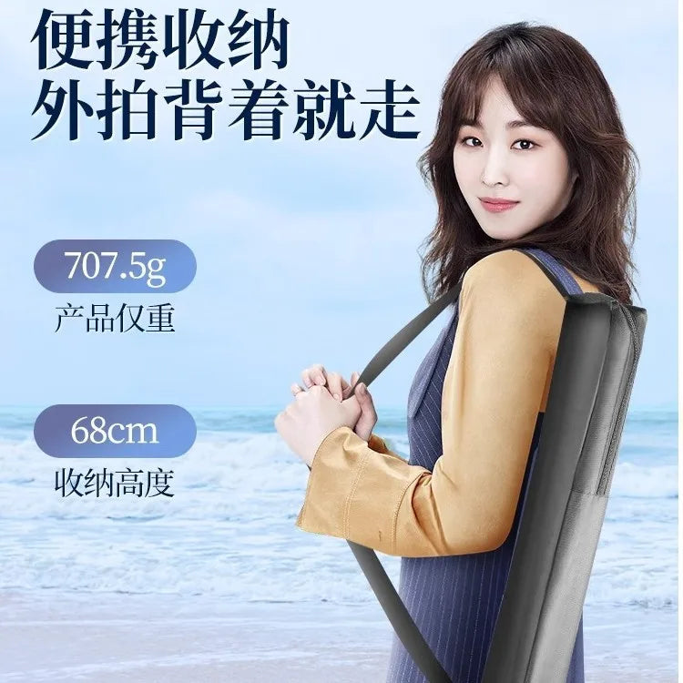 Mobile phone photography beauty light bracket portable outdoor live camera light stand 2.1 meters floor tripod