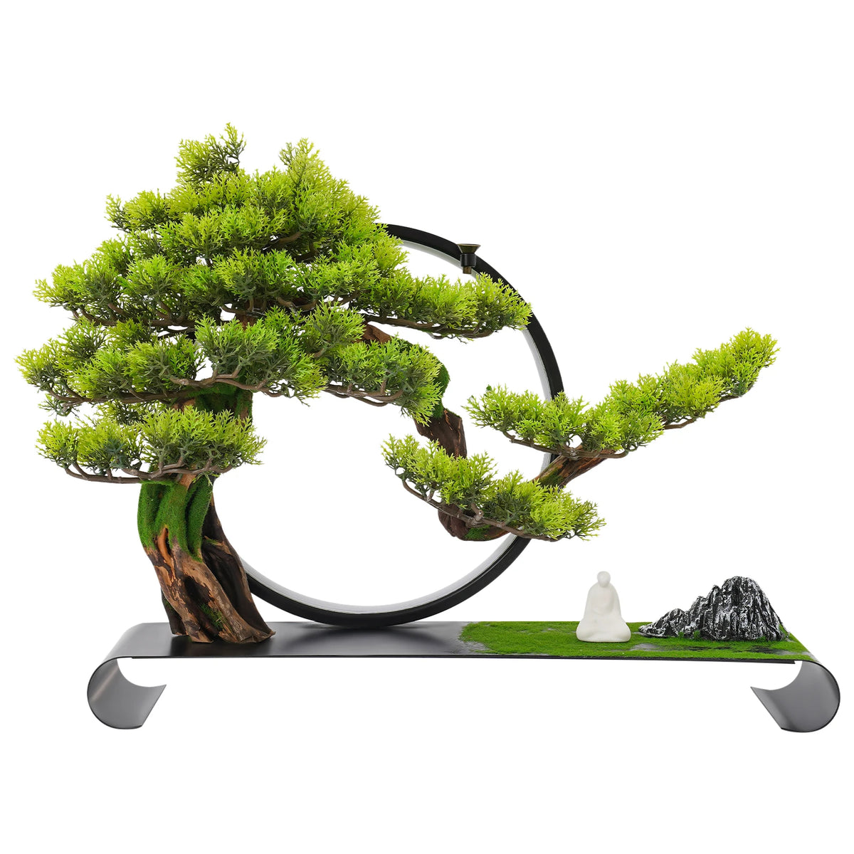 Zen LED Artificial Bonsai Table Lamp With USB Warm Lighting
