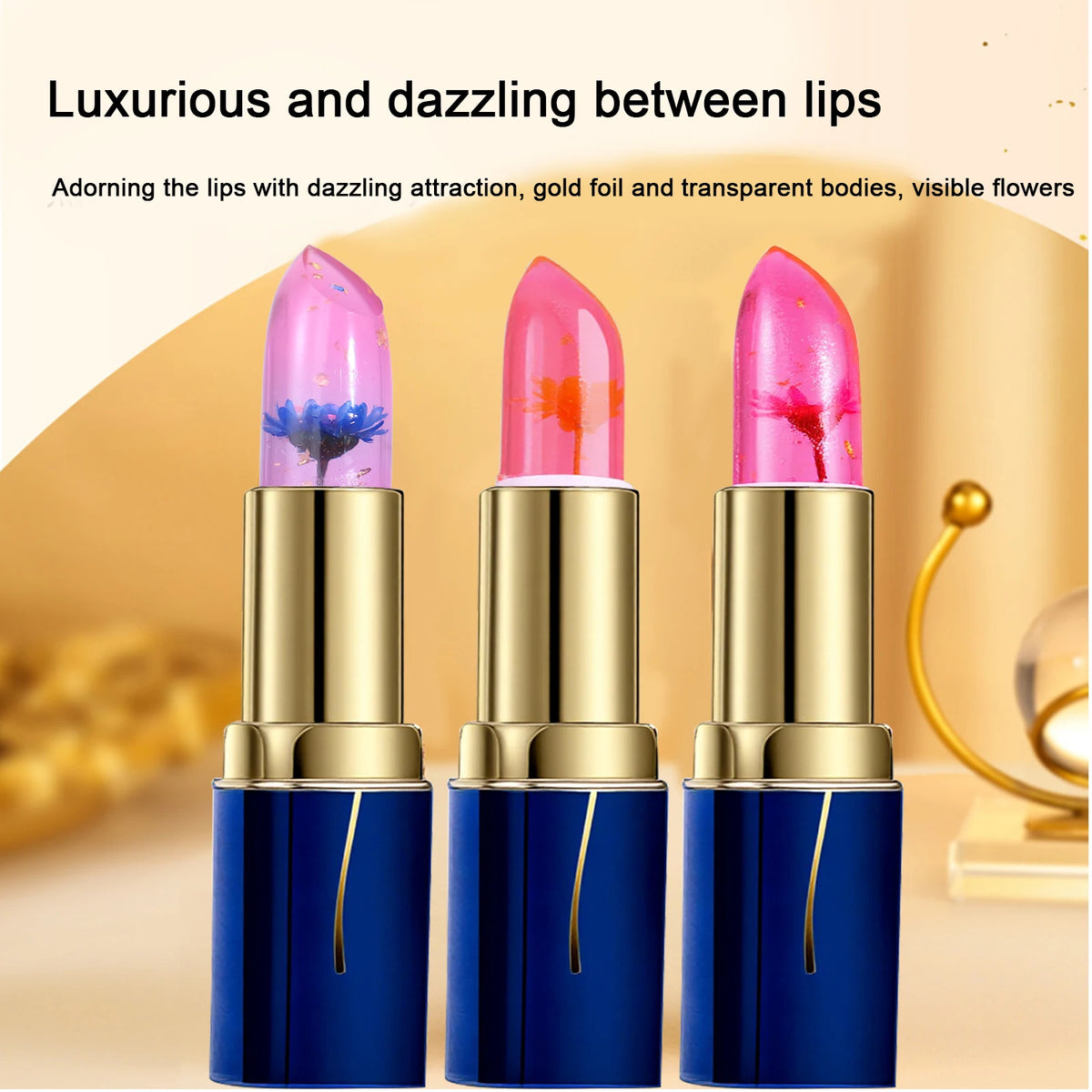 ZaiDoc Flower Jelly Crystal Lipstick and Moisturizing Fruit Lip Balm