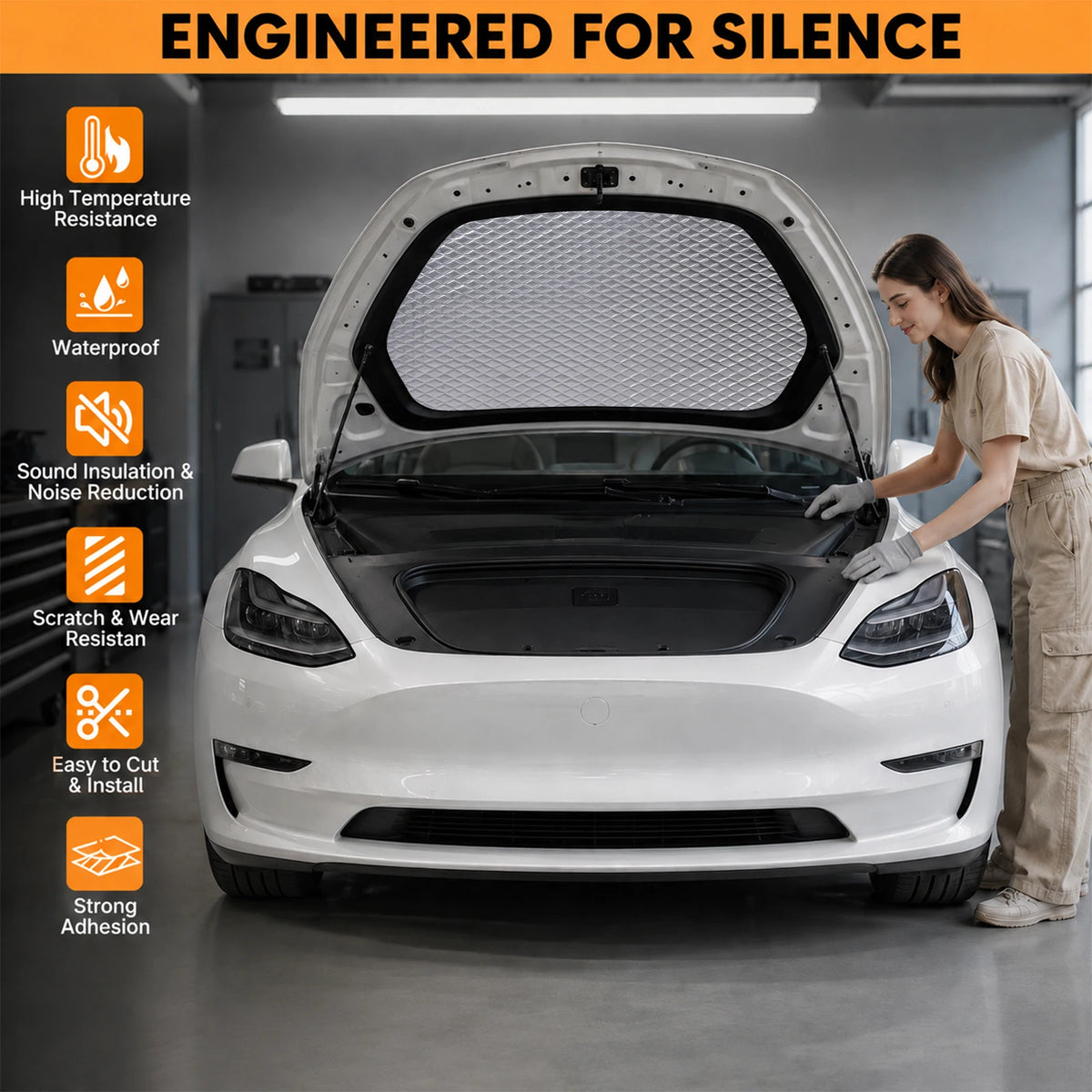 Automotive Butyl Sound Deadening Mat for Vehicle Noise Reduction
