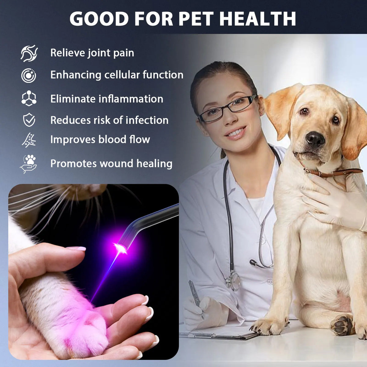 Jitesy Cold Sore Red Light Therapy Device for Oral Relief