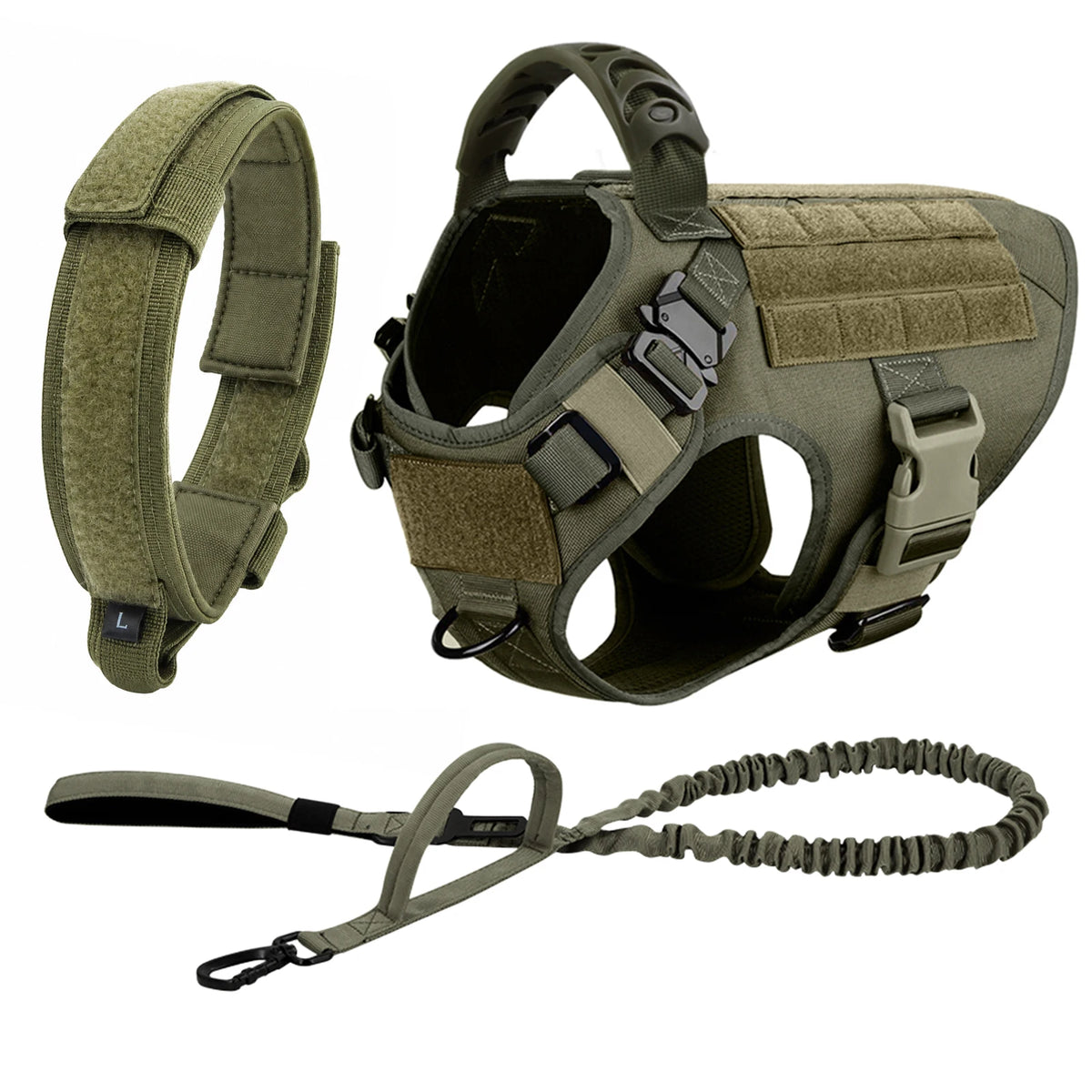 PETRAVEL Padded Dog Harness And Leash Set For Training Walking