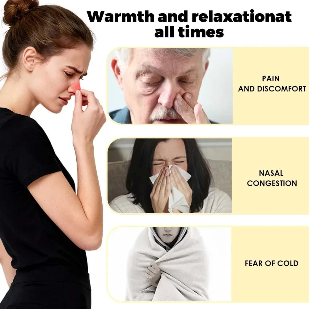Jitesy Infrared Light Therapy Nose Device for Nasal Congestion Relief