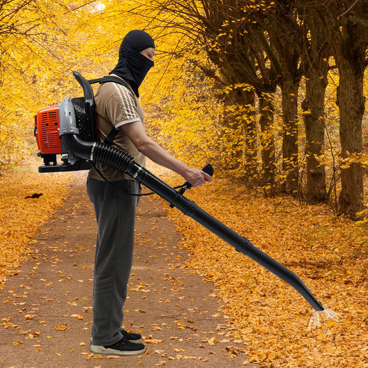 Bymaocar Backpack Gas Leaf Blower for Yard and Snow Cleaning