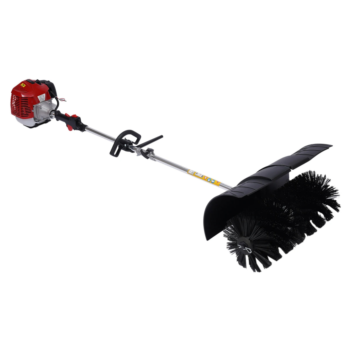 CNCEST Gas Powered Handheld Sweeper Broom With Blower Attachment