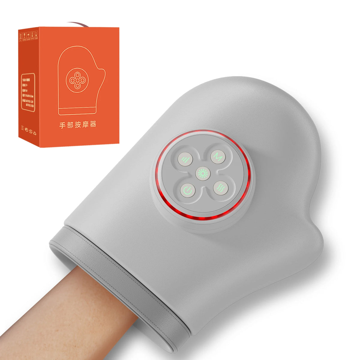 LEERCON Heated Hand Massager Glove With Compression And Heat