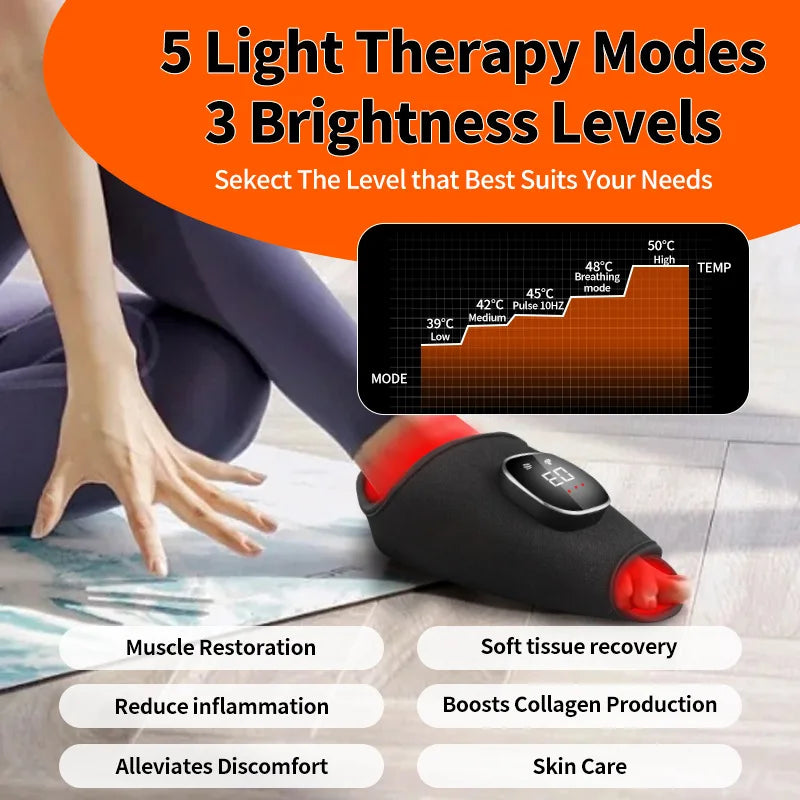 Jitesy Red Light Therapy Belt for Body Pain Relief