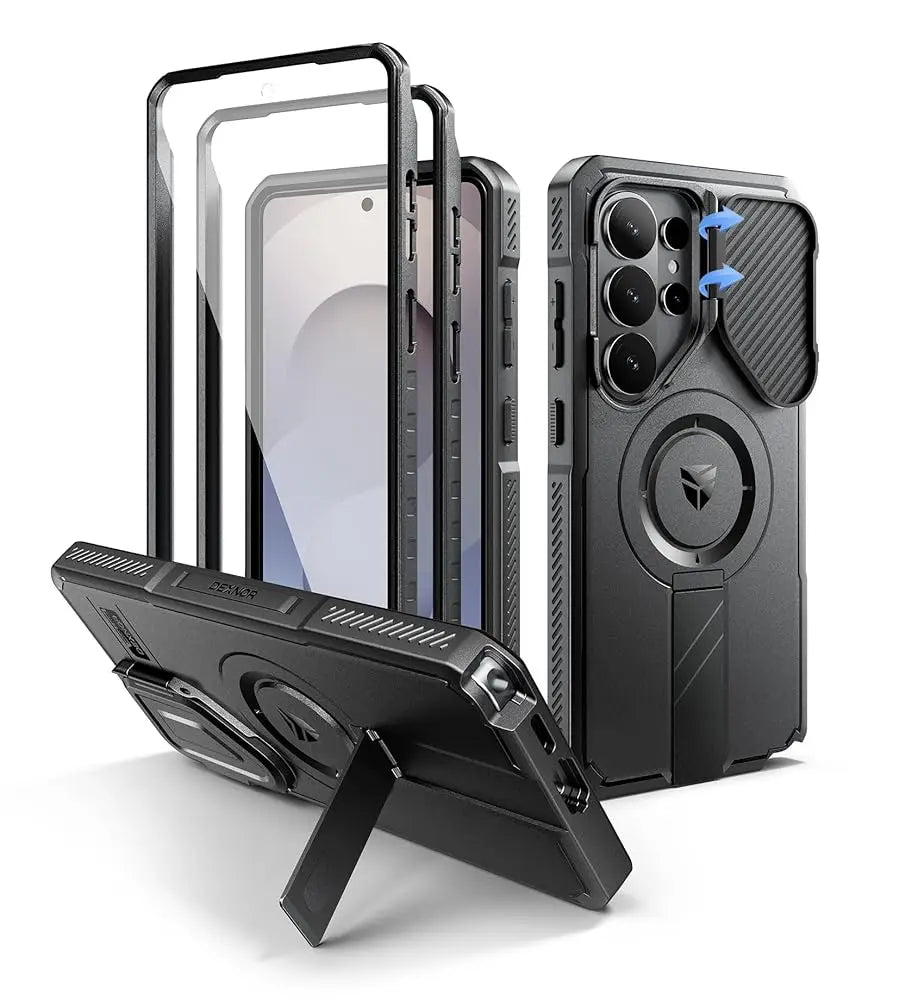 Compatible with MagSafe For Samsung Galaxy S26 Ultra Shockproof Case6.9" with Camera Cover Adjustable Kickstand Screen Protector
