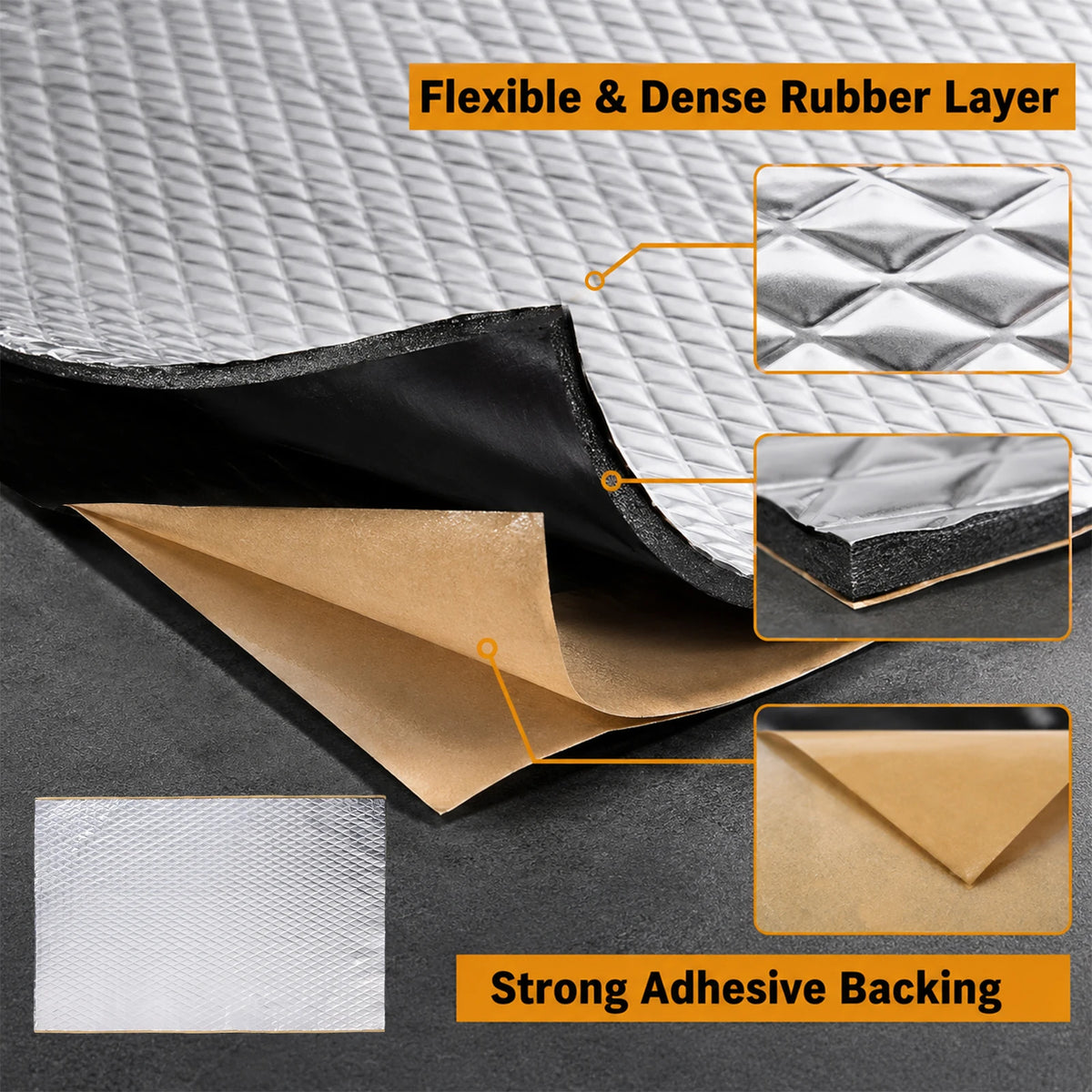 Automotive Butyl Sound Deadening Mat for Vehicle Noise Reduction