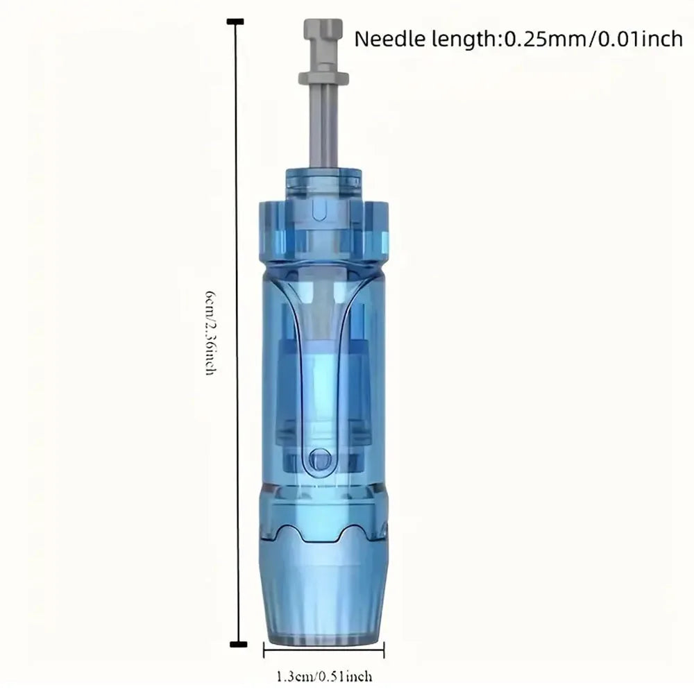 Dermapen M8S Cartridge Needle 12/18/24/36/42 Pin Nano Bayonet Cartridge 0.25mm Replacement Head For Derma Pen M8S/A8S/A9/A11