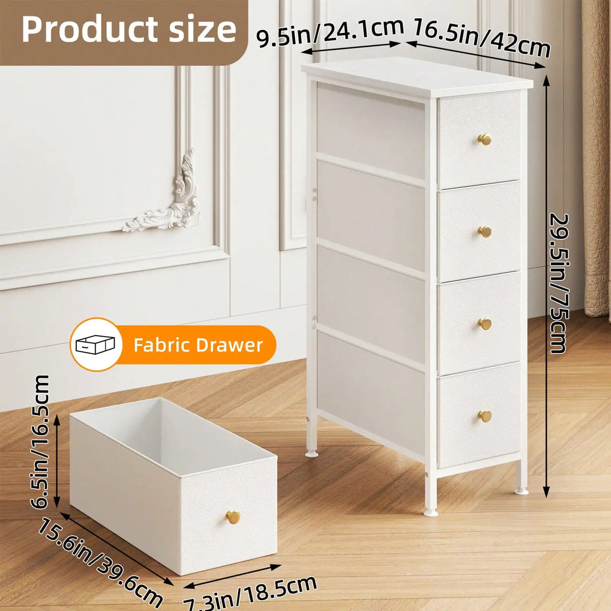 Four Drawer Bathroom Storage Organizer Cabinet For Laundry Rooms