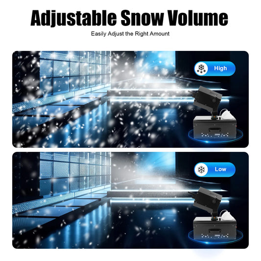 Snow Effect Machine For Stage Parties And Event Decorations