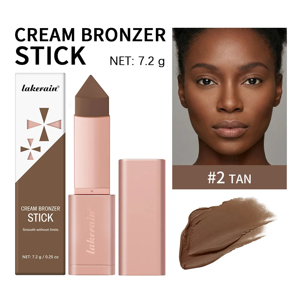 Lakerain Cream Bronzer Stick for Blendable Natural Face Contouring