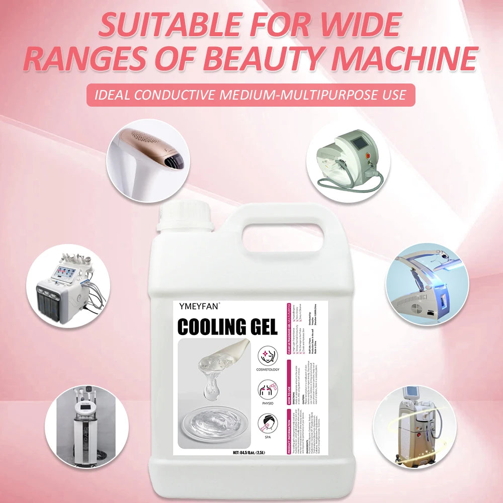 2.5L Gel Conductor Radiofrecuencia y Cavitacion Clear Contact Gel for Ultrasound Beauty Face and Body Skin Care