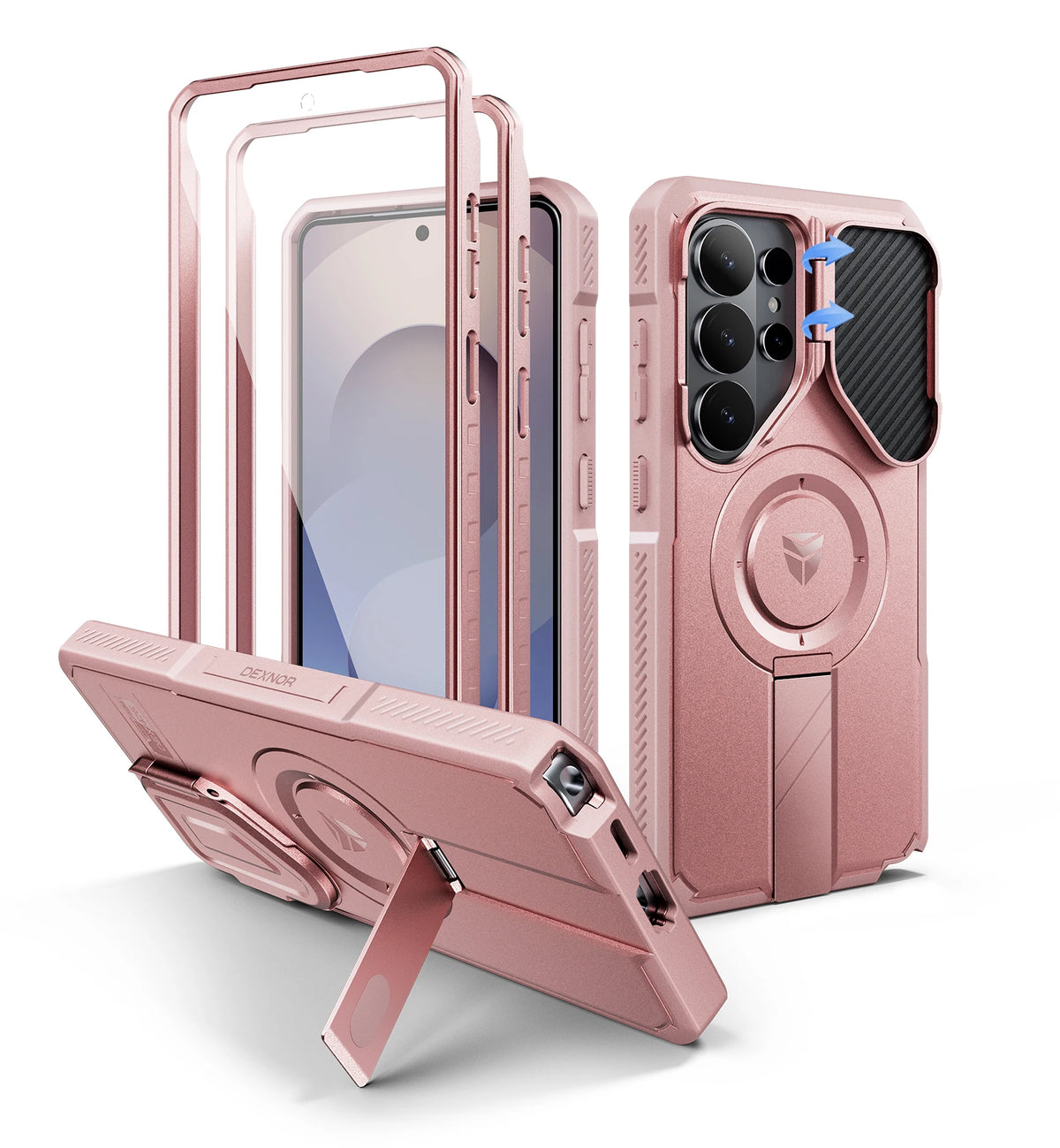 Compatible with MagSafe For Samsung Galaxy S26 Ultra Shockproof Case6.9" with Camera Cover Adjustable Kickstand Screen Protector