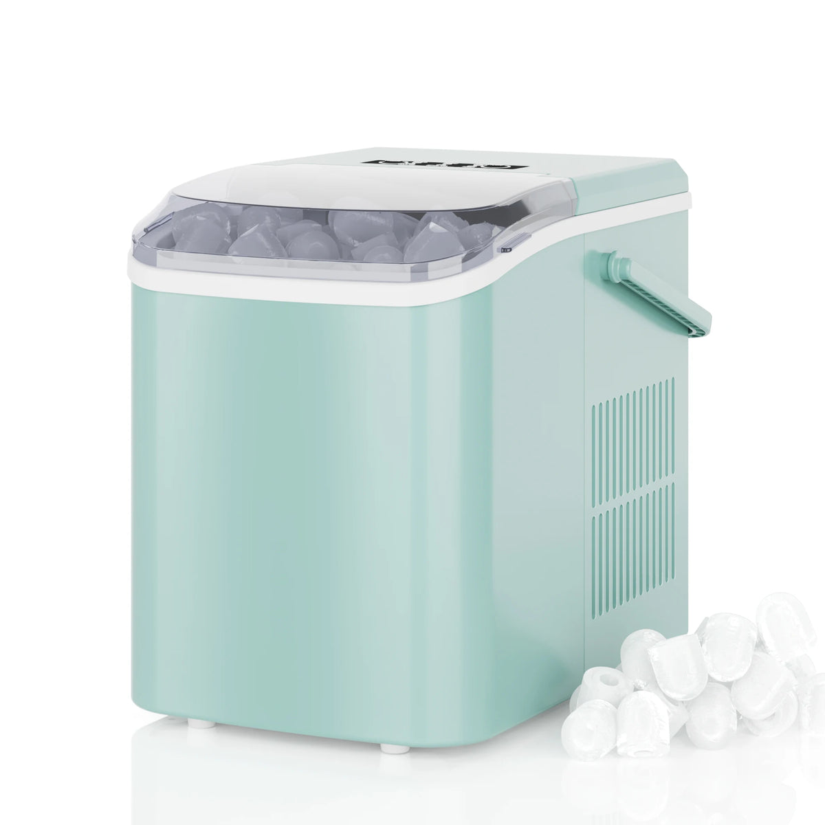 JHK Portable Countertop Ice Maker With Self Cleaning Function