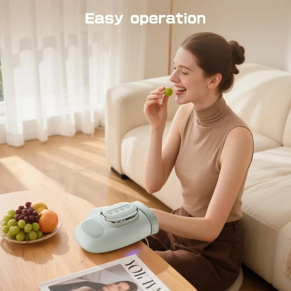 Electric Hand and Wrist Massager With Heat and Compression Relief