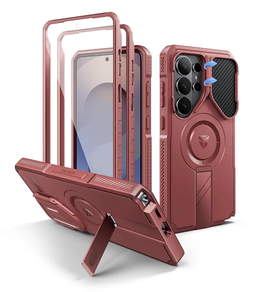 Compatible with MagSafe For Samsung Galaxy S26 Ultra Shockproof Case6.9" with Camera Cover Adjustable Kickstand Screen Protector