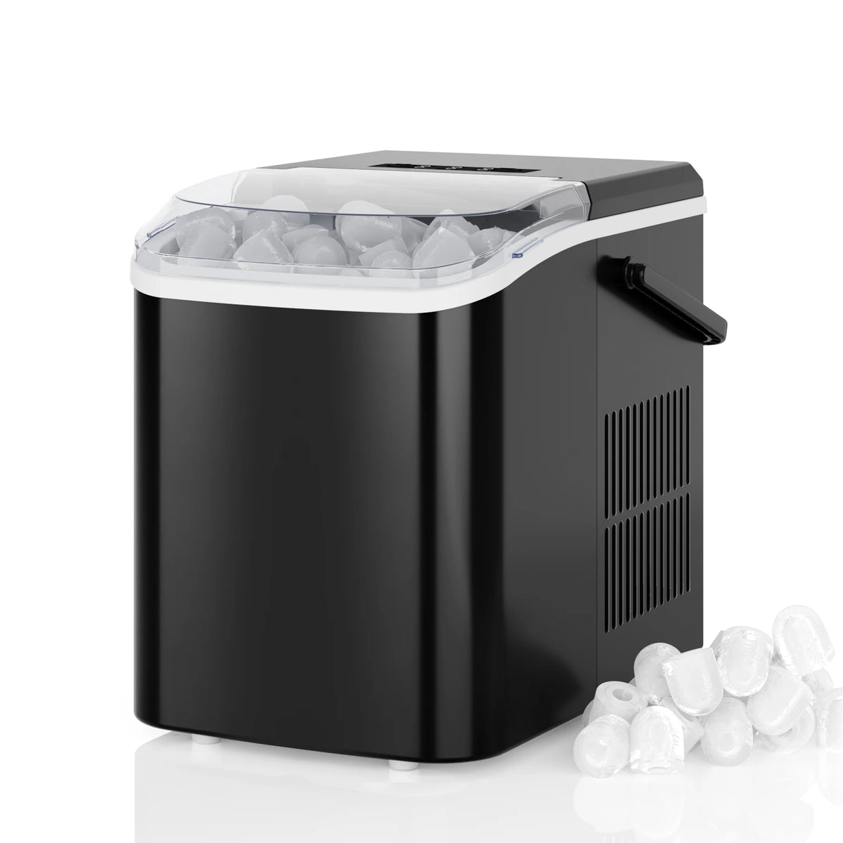 JHK Portable Countertop Ice Maker With Self Cleaning Function