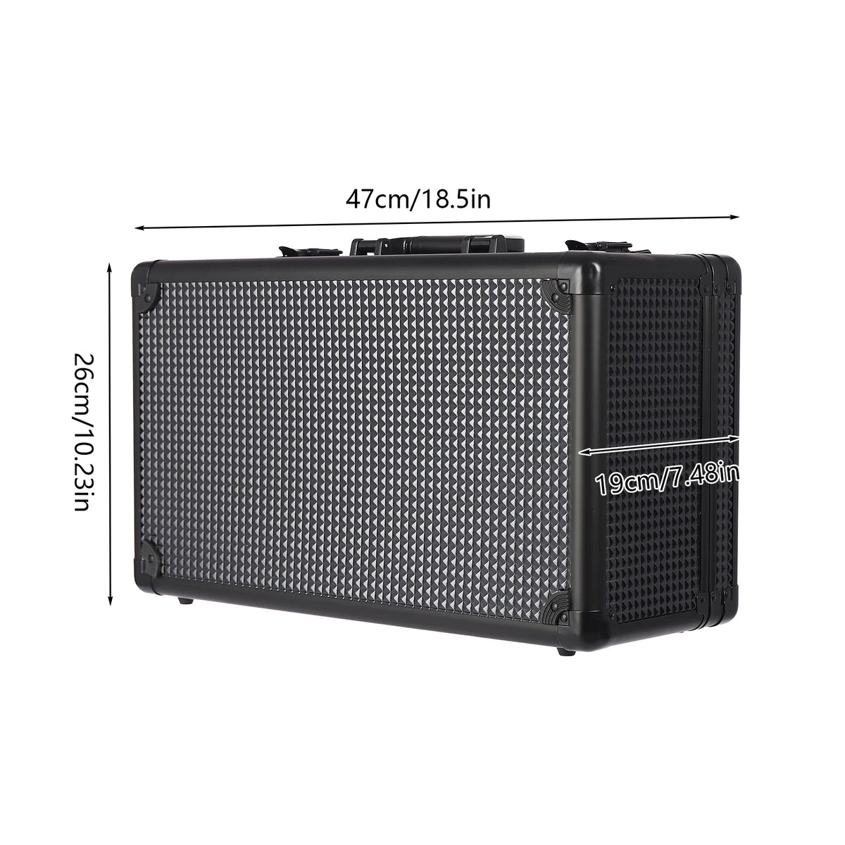 Professional Barber Case 47*19*26cm Barber Makeup Supplies Case10kg Load Capacityy Barber Tool Organizer Case for Storing Barber Supplies In Hair Salons/Beauty Salons