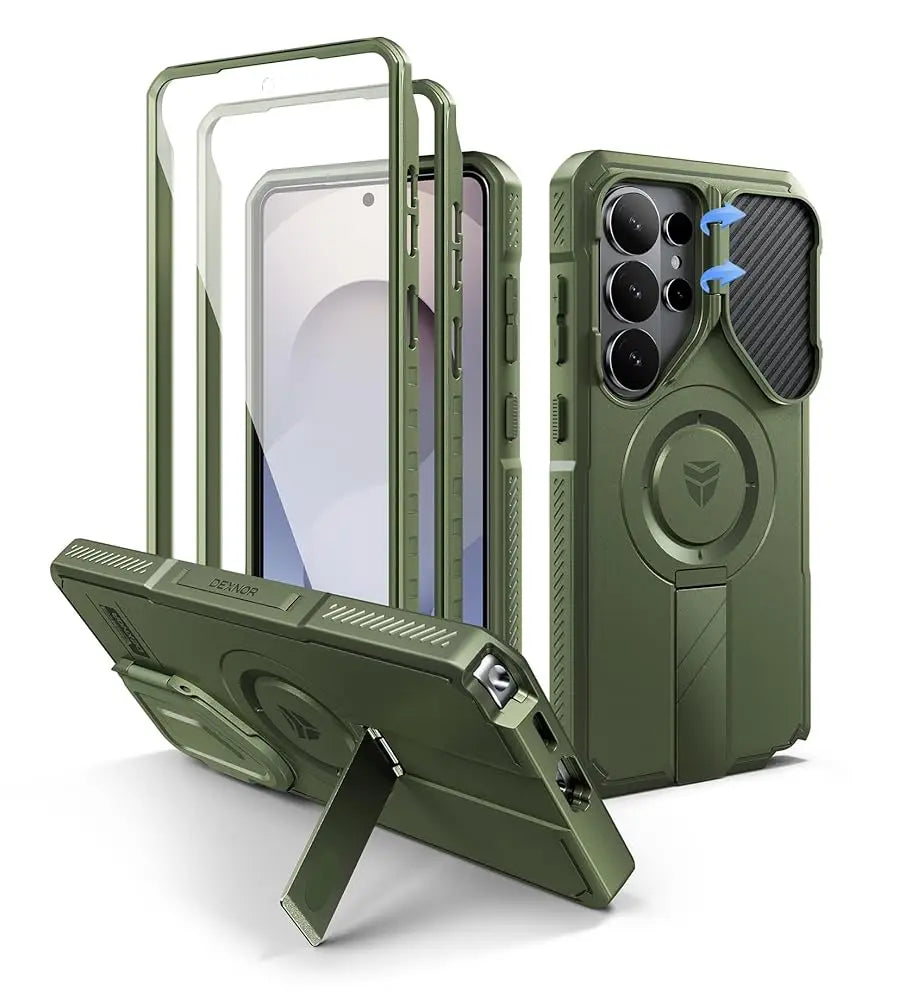 Compatible with MagSafe For Samsung Galaxy S26 Ultra Shockproof Case6.9" with Camera Cover Adjustable Kickstand Screen Protector