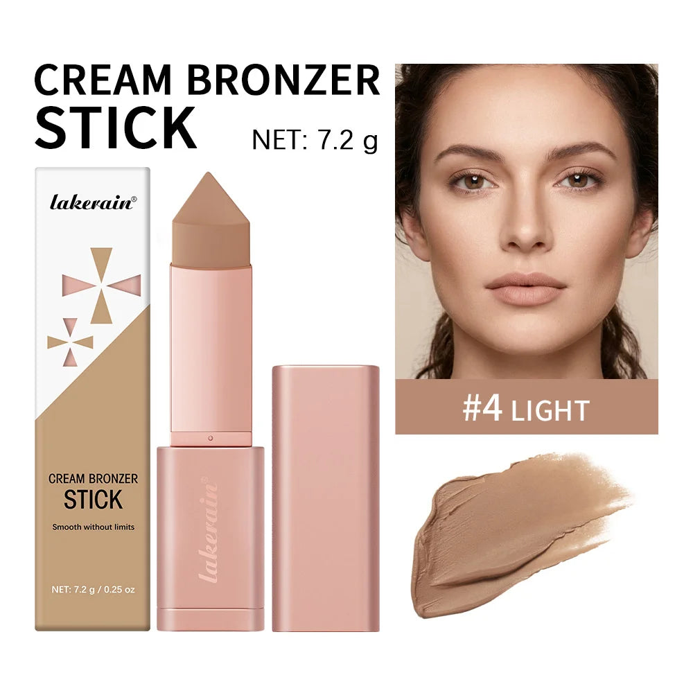 Lakerain Cream Bronzer Stick for Blendable Natural Face Contouring
