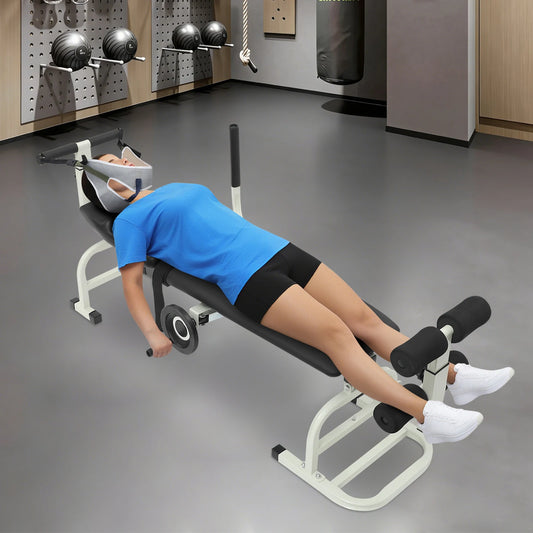Adjustable Cervical Lumbar Traction Bed Neck Stretching Device