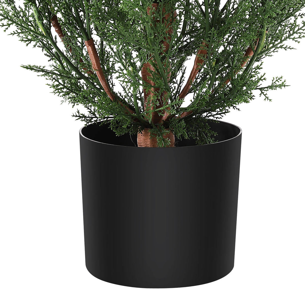 HiMISS Artificial Cedar Topiary Tree For Indoor Outdoor Decor