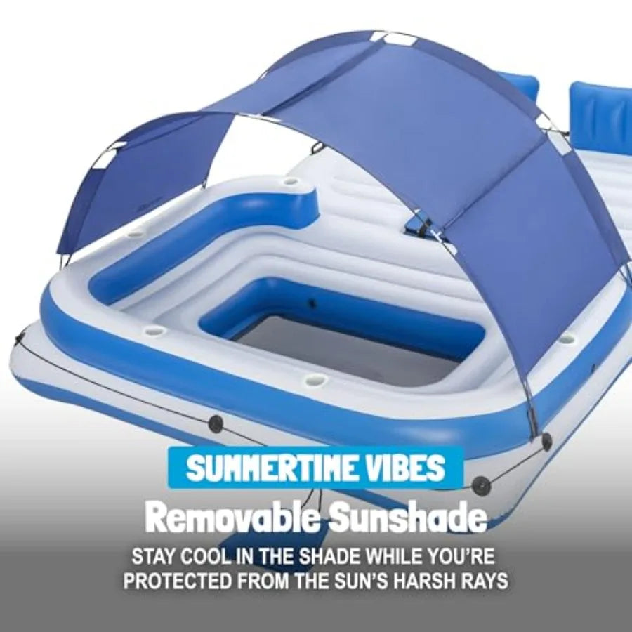 OLOEY Tropical Breeze Inflatable Party Island Lounger