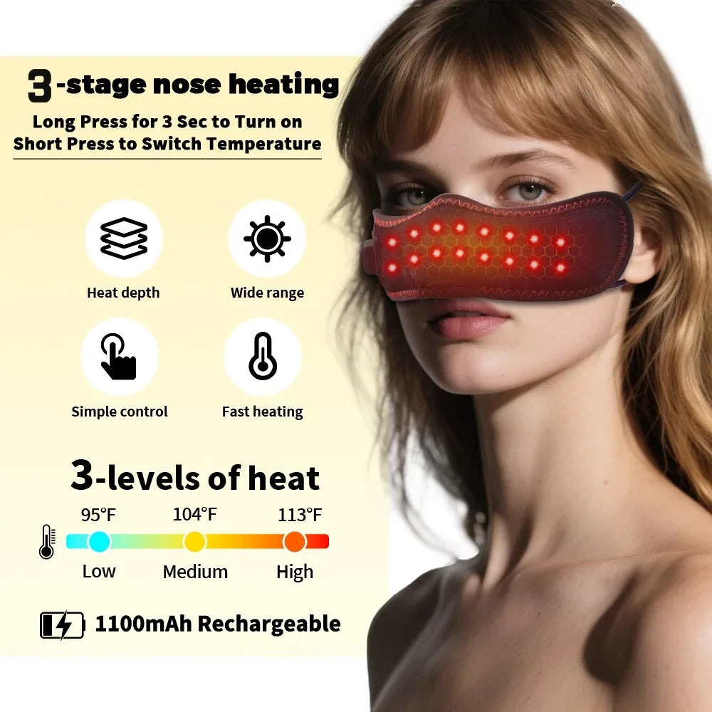Jitesy Infrared Light Therapy Nose Device for Nasal Congestion Relief