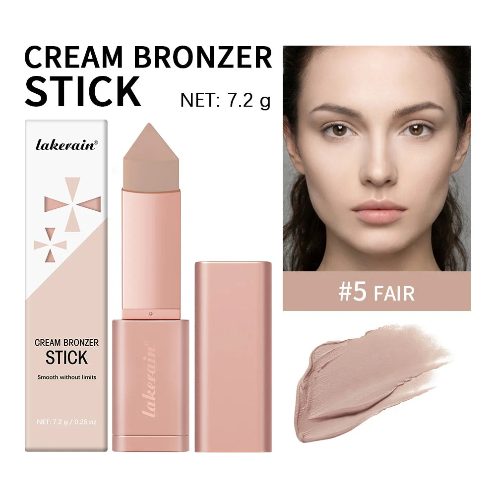 Lakerain Cream Bronzer Stick for Blendable Natural Face Contouring