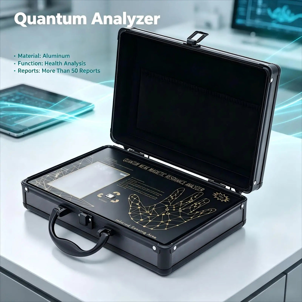 Quantum Magnetic Resonance Body Analyzer, Quantum Resonance Magnetic Scanner, Quantum Analyzer for Home Use, Beauty Salons