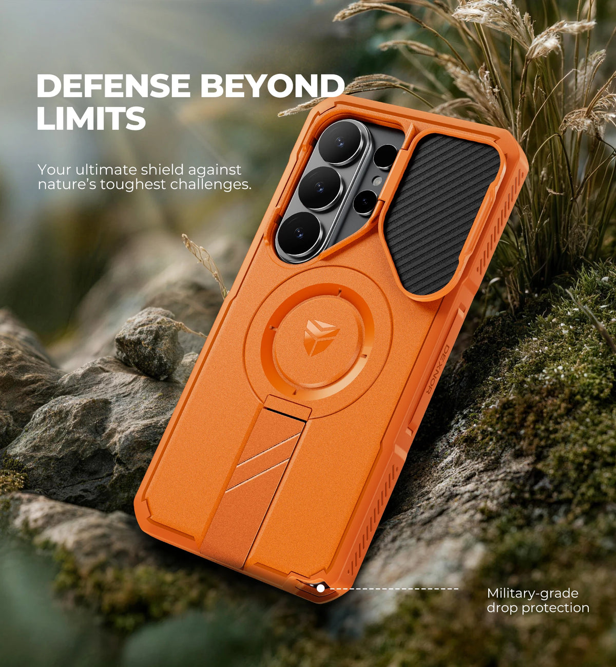 Compatible with MagSafe For Samsung Galaxy S26 Ultra Shockproof Case6.9" with Camera Cover Adjustable Kickstand Screen Protector