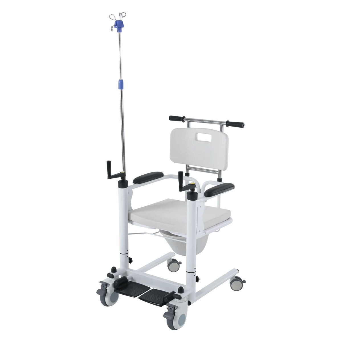 Multifunctional Patient Lift Transfer Chair With Shower Commode