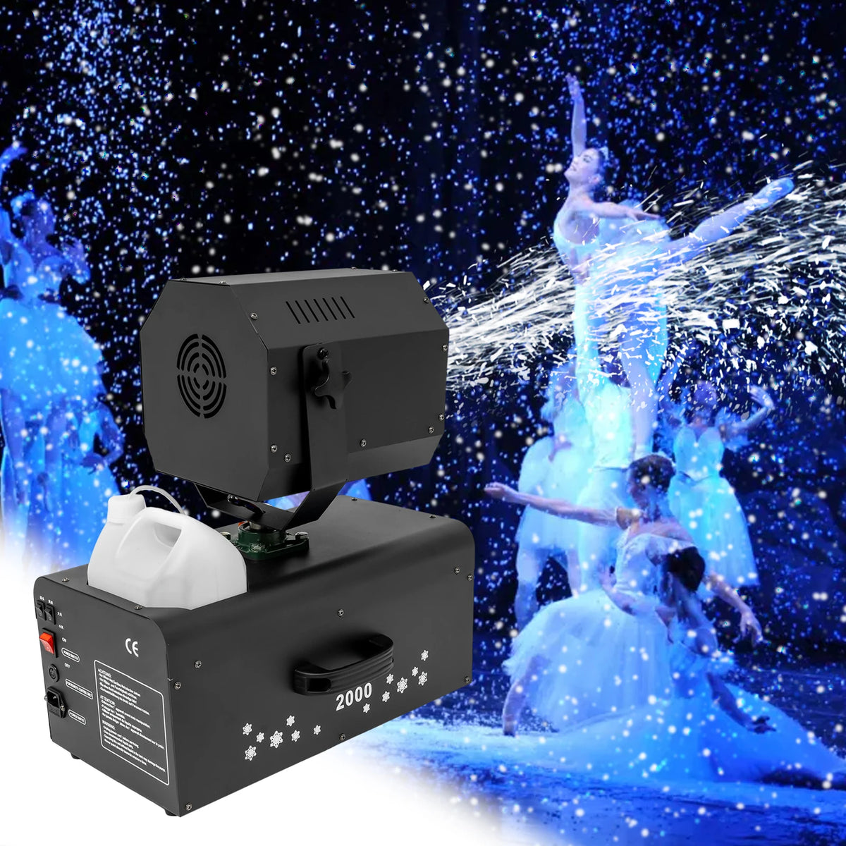 Snow Effect Machine For Stage Parties And Event Decorations